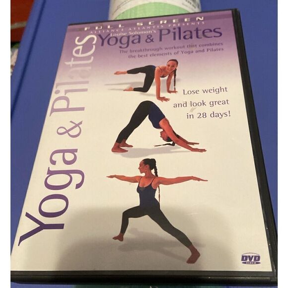 Yoga Lightweight Mat Non-Slip With Carry Strap 24”x 68”plus Yoga And Pilates DVD - Picture 3 of 9